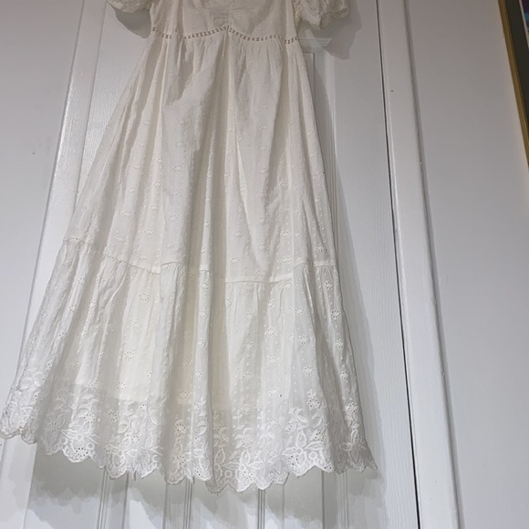 NWOT ASTR White Eyelet Dress - Picture 7 of 8
